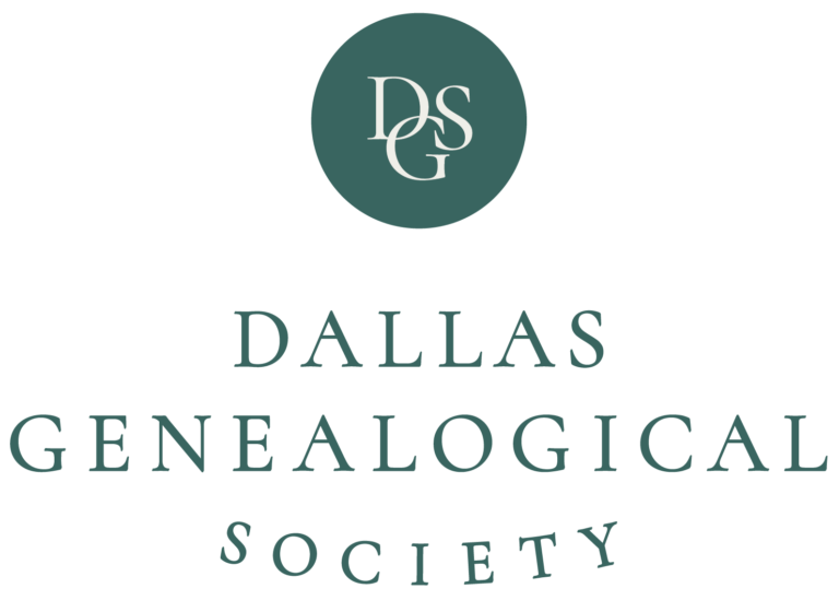 Front Page - DALLAS GENEALOGICAL SOCIETY